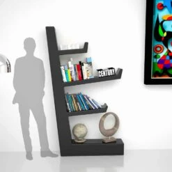 Slide Stevige Design Boekenkast In Solid Surface Austen, Gemaakt In Italië -Slide Shop 17089