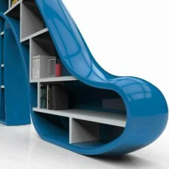 Slide Moderne Design Boekenkast In Solid Surface Lady Gemaakt In Italië -Slide Shop 17128