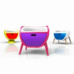 Modern Nachtkastje Design Gauche Gemaakt In Italië