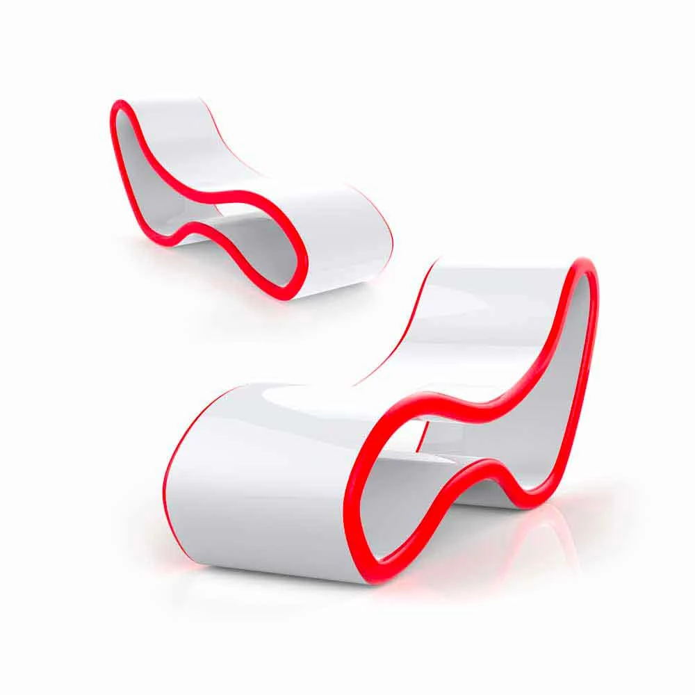 Chaise Longue Design Lory Made In Italy 3 Chaise Longue Design Lory Made In Italy - Afbeelding 3