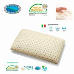 Slide Shop -Slide Shop 2 cuscini anallergici e traspiranti in memory foam memory 5 zone