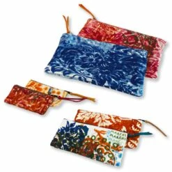 3 Handgemaakte Hoogwaardige Katoenen Clutches - Viadurini Van Marchi