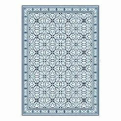 6 Placemats Met Amerikaans Patroon In PVC En Wasbaar Polyester - Lindia -Slide Shop 6 tovagliette americane a fantasia in pvc e poliestere lavabili lindia 2