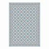 6 Elegante Amerikaanse Placemats In Wasbaar PVC En Polyester - Petunia
