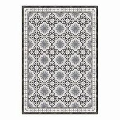 6 Wasbare Amerikaanse Placemats Met Patroon In PVC En Polyester - Coria -Slide Shop 6 tovagliette americane lavabili a fantasia in pvc e poliestere coria 2