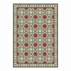 6 Wasbare Amerikaanse Placemats Met Patroon In PVC En Polyester - Coria -Slide Shop 6 tovagliette americane lavabili a fantasia in pvc e poliestere coria 4