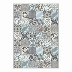 6 Wasbare Amerikaanse Placemats In Pvc En Polyester Met Patroon - Belita