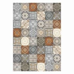 6 Rechthoekige American Design Placemats In PVC En Polyester - Dimetra