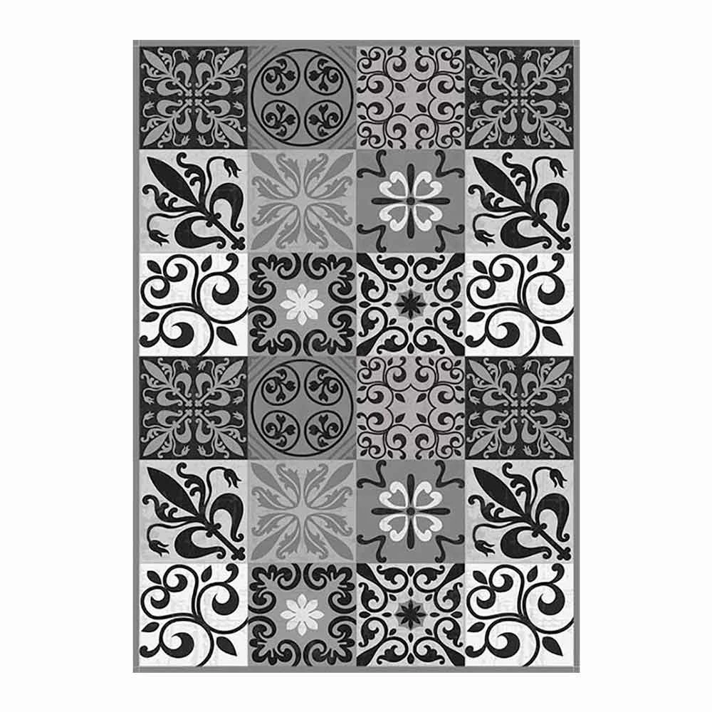 6 Elegante Placemats In Pvc En Polyester Met Zwart Of Grijs Patroon - Pita 3 6 Elegante Placemats In Pvc En Polyester Met Zwart Of Grijs Patroon - Pita - Afbeelding 3