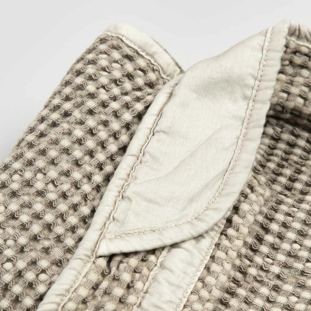 Luxe Kimono-badjas Van Linnen En Katoen, 2 Afwerkingen Made In Italy - Kleone 5 Luxe Kimono-badjas Van Linnen En Katoen, 2 Afwerkingen Made In Italy - Kleone - Afbeelding 5