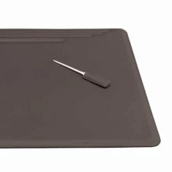 Accessoires Voor Een Lederen Bureau, 4 Stuks, Made In Italy - Ebe -Slide Shop accessori per scrivania in cuoio rigenerato da 4 pezzi made in italy ebe 17