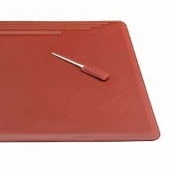 Accessoires Voor Een Lederen Bureau, 4 Stuks, Made In Italy - Ebe -Slide Shop accessori per scrivania in cuoio rigenerato da 4 pezzi made in italy ebe 9