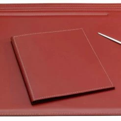 5-delige Lederen Bureau-accessoires Made In Italy - Ebe -Slide Shop accessori per scrivania in cuoio rigenerato da 5 pezzi made in italy ebe 12