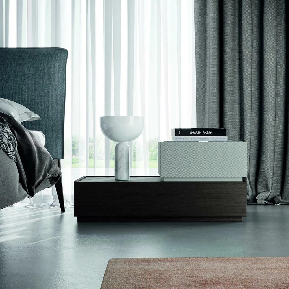 Slaapkamer Met 7 Elementen Moderne Meubels Gemaakt In Italië - Polynesië 7 Slaapkamer Met 7 Elementen Moderne Meubels Gemaakt In Italië - Polynesië - Afbeelding 7