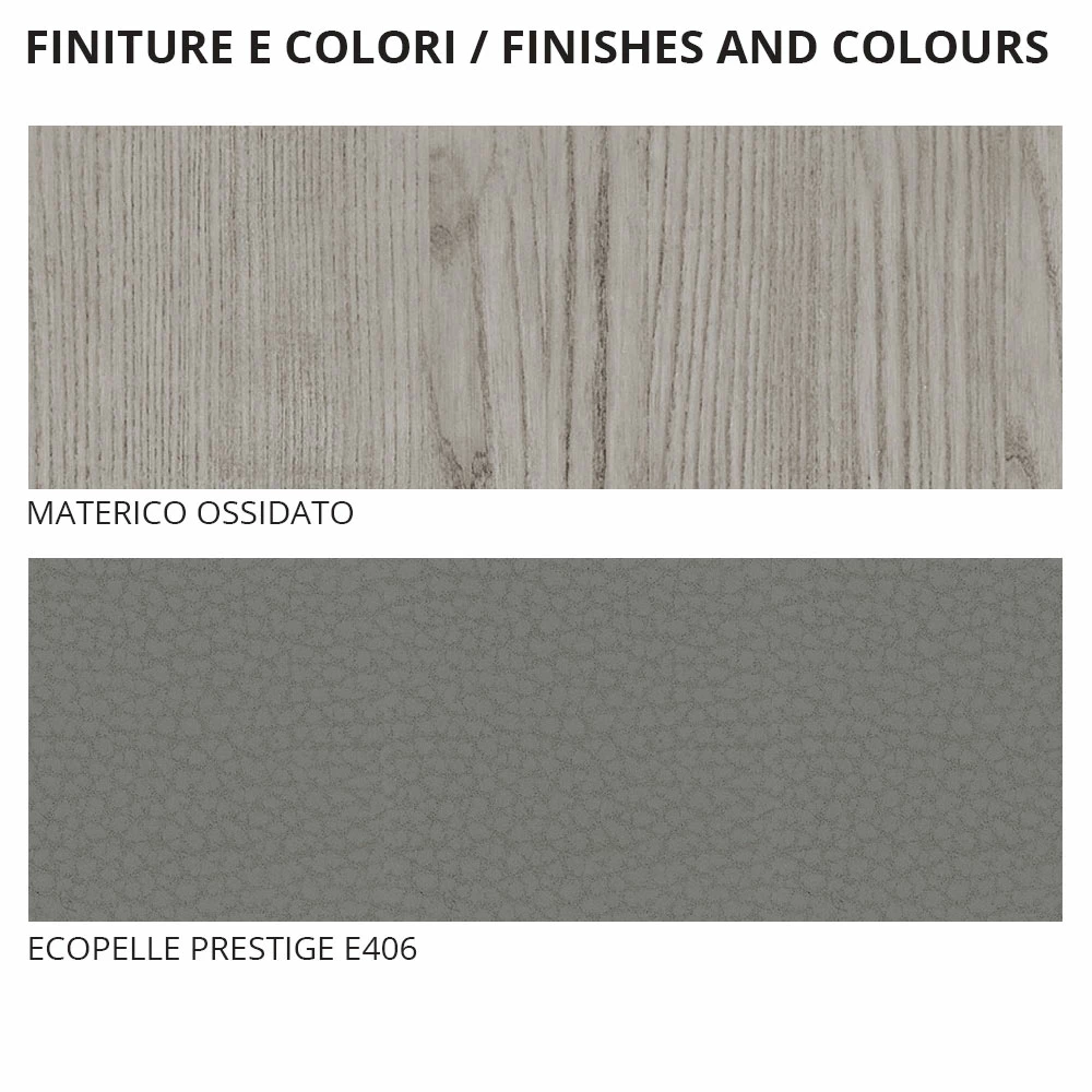 Tweepersoonsslaapkamer Met 4 Elementen Made In Italy Meubilair - Lucania 12 Tweepersoonsslaapkamer Met 4 Elementen Made In Italy Meubilair - Lucania - Afbeelding 12