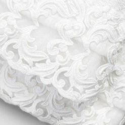 Witte Katoenen Badstofhanddoeken Met Kant, 2 Stuks Italiaanse Luxe - Sposi -Slide Shop asciugamani di spugna in cotone bianchi con pizzo 2 pezzi lusso italiano sposi 4