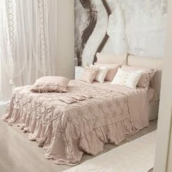 Zwart Of Roze Linnen Etui Met Kant En Ritssluiting 3 Afmetingen 2 Stuks - Lullabi -Slide Shop astuccio in lino nero o rosa con pizzo e cerniera 3 dimensioni 2 pezzi lullabi 4