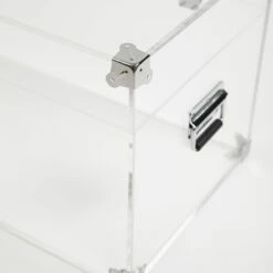 Design Koffer Van Transparant Acrylkristal En Modern Staal - Dante -Slide Shop baule design in cristallo acrilico trasparente e acciaio moderno dante 3