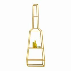 Slide Bonaldo April 210x60cm Gekleurde Metalen Design Boekenkast Gemaakt In Italië