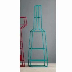 Slide Bonaldo April 210x60cm Gekleurde Metalen Design Boekenkast Gemaakt In Italië -Slide Shop bonaldo april libreria di design metallo colorato 210x60cm made italy 20