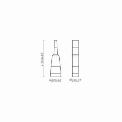 Slide Bonaldo April 210x60cm Gekleurde Metalen Design Boekenkast Gemaakt In Italië -Slide Shop bonaldo april libreria di design metallo colorato 210x60cm made italy 24