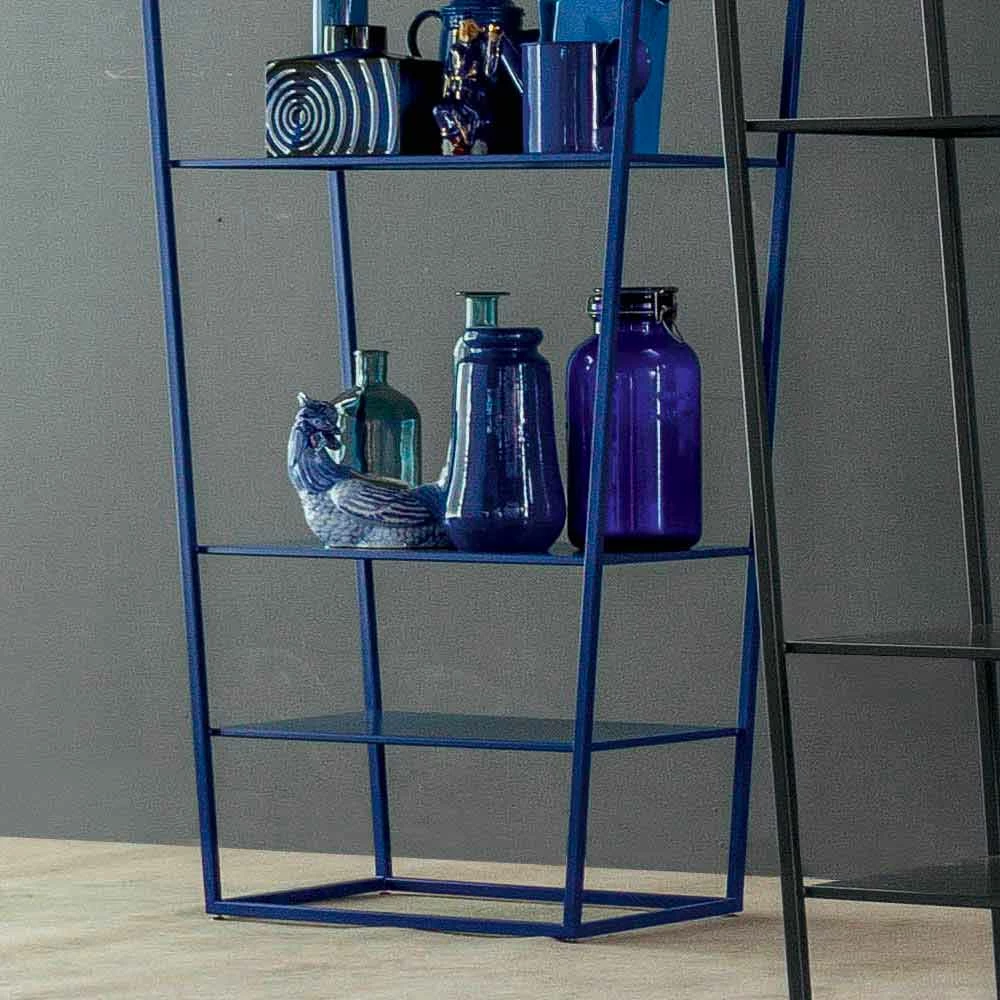 Slide Bonaldo Juni Gekleurde Metalen Boekenkast Van Het Ontwerp H190xL70cm Gemaakt In Italië 6 Slide Bonaldo Juni Gekleurde Metalen Boekenkast Van Het Ontwerp H190xL70cm Gemaakt In Italië - Afbeelding 6