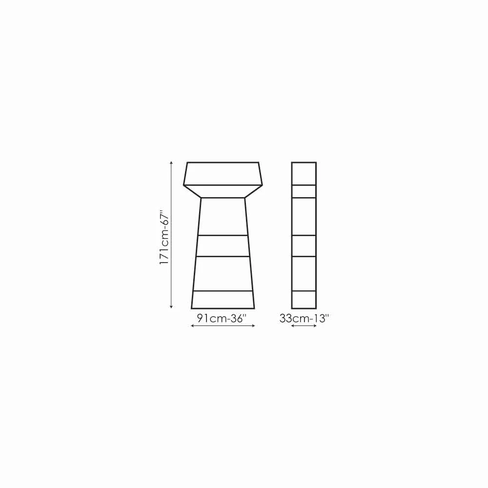 Slide Bonaldo May Kleurrijk Design Metalen Boekenkast H171xL91cm Gemaakt In Italië 5 Slide Bonaldo May Kleurrijk Design Metalen Boekenkast H171xL91cm Gemaakt In Italië - Afbeelding 5