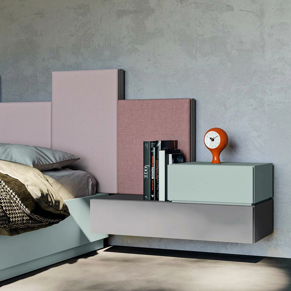 Complete Slaapkamer Met 5 Elementen Made In Italy Hoge Kwaliteit - Quartz 4 Complete Slaapkamer Met 5 Elementen Made In Italy Hoge Kwaliteit - Quartz - Afbeelding 4