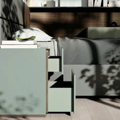 Tweepersoonsslaapkamer Met 5 Luxe Made In Italy-elementen - Emerald -Slide Shop camera da letto matrimoniale a 5 elementi made in italy di lusso smeraldo 3