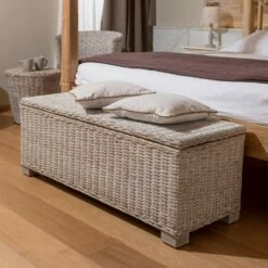 Buitenkist In Natuurlijke Vezel Van Kubù - Nogitsune -Slide Shop cassapanca outdoor in fibra naturale di kubu nogitsune 4