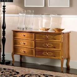 Klassieke Ladekast In Walnoothout 4 Of 6 Laden Made In Italy - Katerine 12 Klassieke Ladekast In Walnoothout 4 Of 6 Laden Made In Italy - Katerine -Slide Shop cassettiera classica in legno noce 4 o 6 cassetti made in italy katerine 5