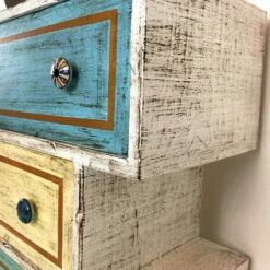 Ladekast Met Gekleurde Laden En Keramische Knoppen Made In Italy - Hendriks 11 Ladekast Met Gekleurde Laden En Keramische Knoppen Made In Italy - Hendriks -Slide Shop cassettiera con cassetti colorati e pomelli in ceramica made in italy hendriks 3