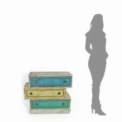 Ladekast Met Gekleurde Laden En Keramische Knoppen Made In Italy - Hendriks 15 Ladekast Met Gekleurde Laden En Keramische Knoppen Made In Italy - Hendriks -Slide Shop cassettiera con cassetti colorati e pomelli in ceramica made in italy hendriks 7