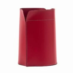 Afval Papier Mand Gemaakt In Italië In Geregenereerde Canistro Leer -Slide Shop cestino gettacarte made in italy in cuoio rigenerato canistro 9