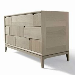 Dresser 3 Laden Modern Design In Massief Notenhout, Nino -Slide Shop como 3 cassetti design moderno in massello di noce nino 5