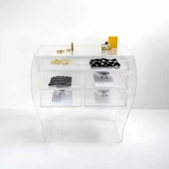 Chest 5 Laden Modern Design Plexiglas Billy