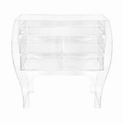 Chest 5 Laden Modern Design Plexiglas Billy -Slide Shop como 5 cassetti design moderno plexiglass trasparente billy 5