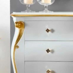 Commode Met Klassieke Goud Bio-profielen, Made In Italy -Slide Shop como con cassetti stile classico con profili oro bio fatto in italia 1