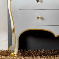 Commode Met Klassieke Goud Bio-profielen, Made In Italy -Slide Shop como con cassetti stile classico con profili oro bio fatto in italia 2