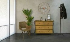 Design Dressoir Met 5 Lades In Dennenhout En Ijzer - Doran -Slide Shop como di design con 5 cassetti in legno di abete e ferro doran 3