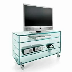 Ladekast In Extrahelder Glas Met Zes Lades In Wit Hout Gemaakt In Italië - Ganzo 7 Ladekast In Extrahelder Glas Met Zes Lades In Wit Hout Gemaakt In Italië - Ganzo -Slide Shop como in vetro extrachiaro e sei cassetti in legno bianco made in italy ganzo 2