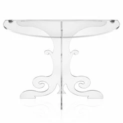 Klassiek Design-nachtkastje In Acrylglas En PMMA, Tiana -Slide Shop comodino design classico in cristallo acrilico e pmma tiana 2