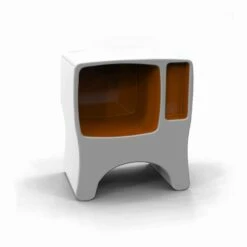 Design Nachtkastje In Catodic Solid Surface Made In Italy -Slide Shop comodino design in adamantx catodico made in italy 2