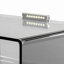 Gerookte Bed Met LED-licht Verlicht Tocco Adelia, Made In Italy -Slide Shop comodino fume con luce led illuminabile al tocco adelia made in italy 7