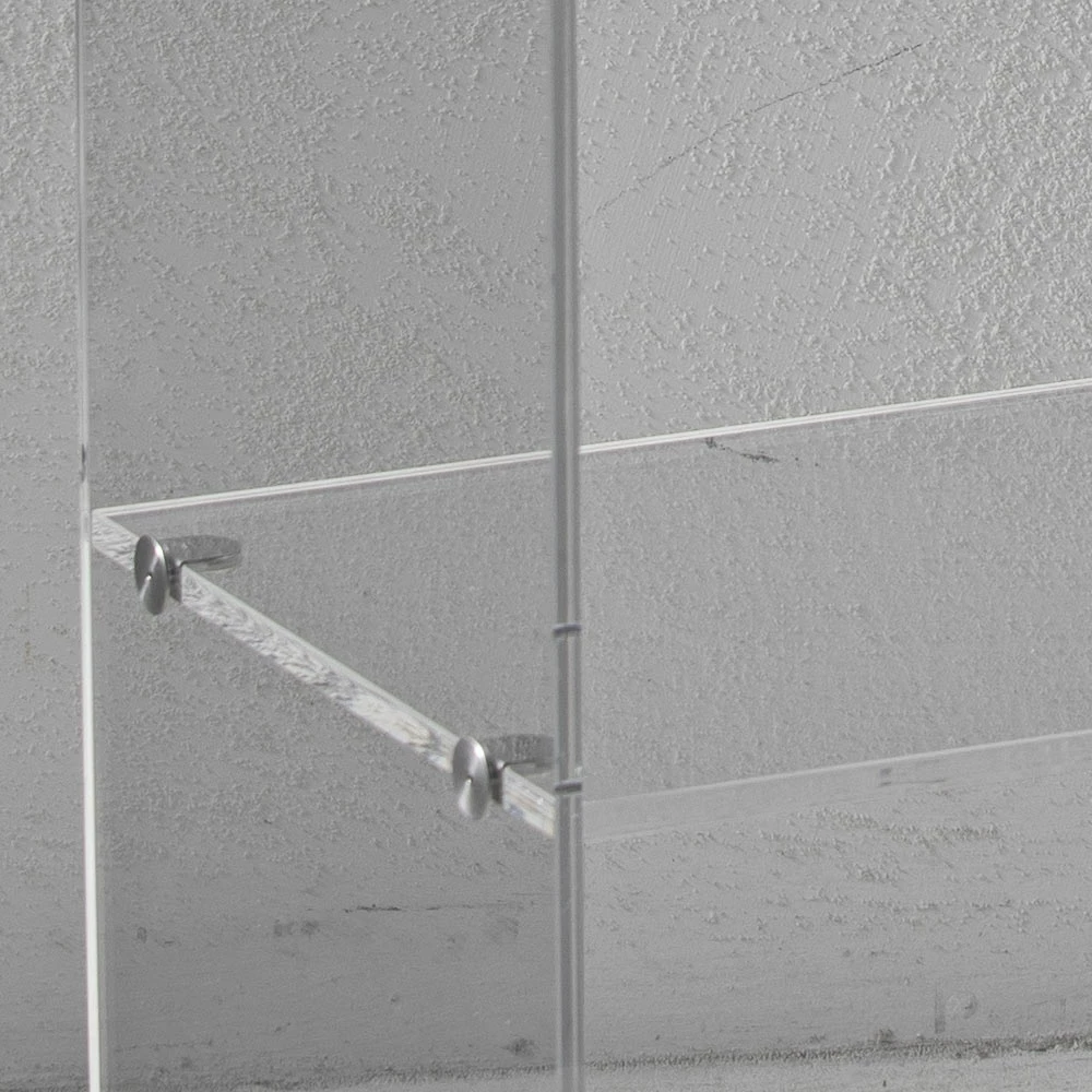 Nachtkastje Van Transparant Acrylkristal Met Designplank - Minervo 3 Nachtkastje Van Transparant Acrylkristal Met Designplank - Minervo - Afbeelding 3