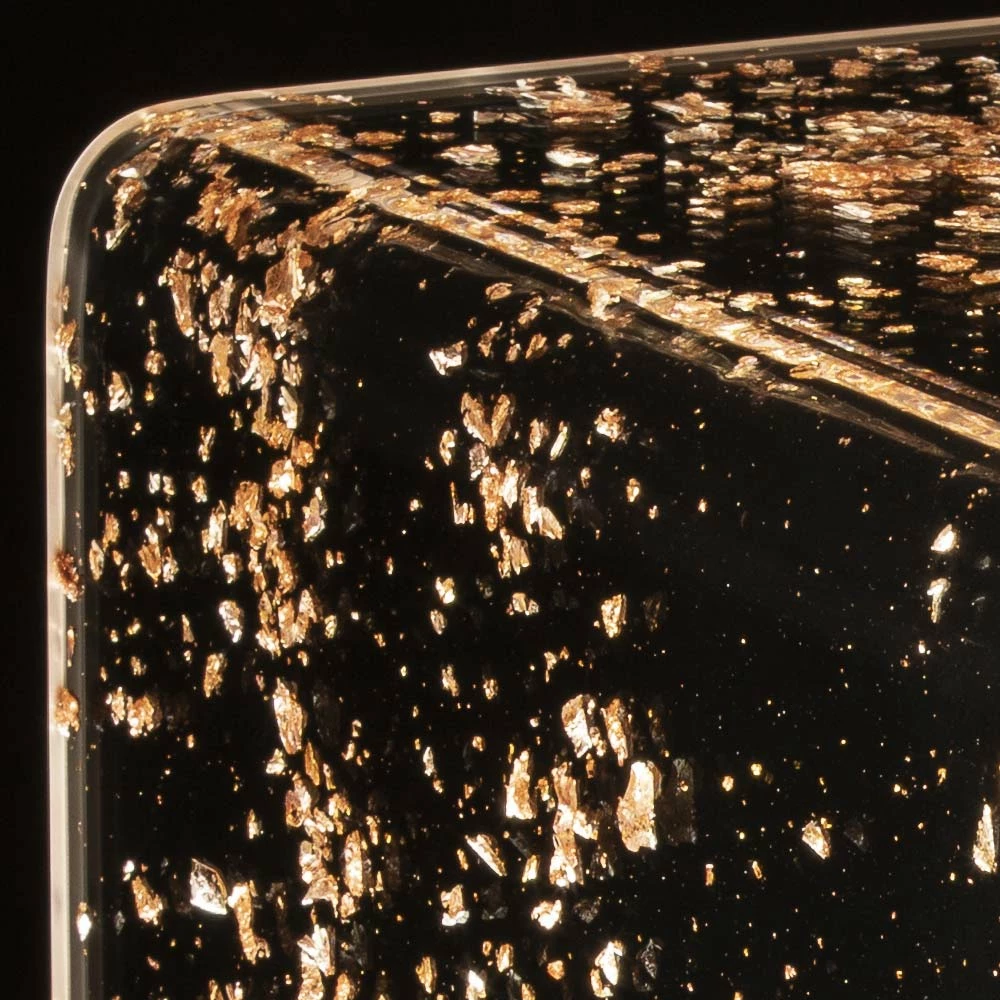 Nachtlampje LED Kristal Acryl En Bladgoud, Zilver Of Koper - Gnassi 2 Nachtlampje LED Kristal Acryl En Bladgoud, Zilver Of Koper - Gnassi - Afbeelding 2