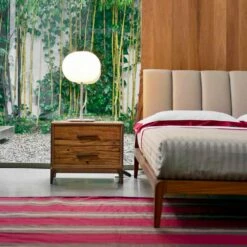 Hedendaagse Nachtkastje 2 Laden Antieke Eiken, L.60xp.42 Cm, Margo -Slide Shop comodino moderno 2 cassetti in rovere antico l 60 x p 42 cm margo 5