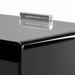 Zwarte Nachtkastje Met LED-licht Verlicht Om Tocco Adelia, Made In Italy 14 Zwarte Nachtkastje Met LED-licht Verlicht Om Tocco Adelia, Made In Italy -Slide Shop comodino nero con luce led illuminabile al tocco adelia made in italy 6