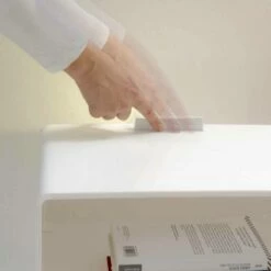 Nachtkastje Met Transparante LED-licht Verlicht Aanraking Adelia 13 Nachtkastje Met Transparante LED-licht Verlicht Aanraking Adelia -Slide Shop comodino trasparente con luce led illuminabile al tocco adelia 5