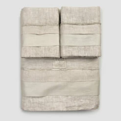 Beddengoed Voor 2 Personen In Licht Linnen En Volants - Balzis